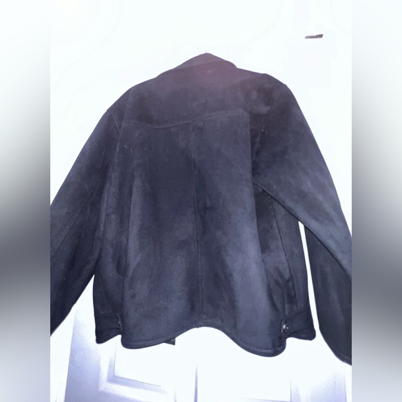 Men’s Black Weatherproof faux suede jacket in size Medium - Picture 6 of 8